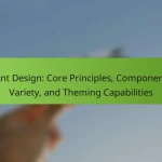 Ant Design: Core Principles, Component Variety, and Theming Capabilities