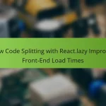 How Code Splitting with React.lazy Improves Front-End Load Times