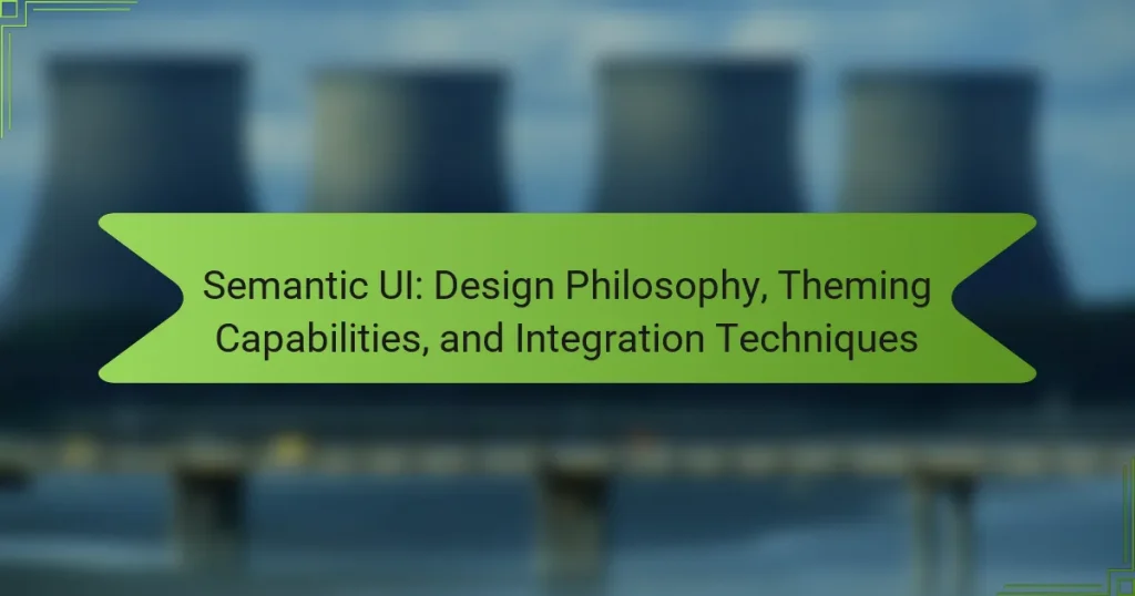 Semantic UI: Design Philosophy, Theming Capabilities, and Integration Techniques