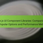 Vue.js UI Component Libraries: Comparison of Popular Options and Performance Metrics